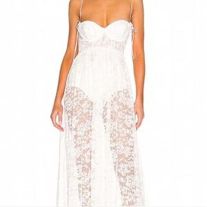 For Love And Lemons Lorena Maxi Dress